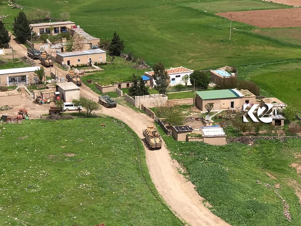 Hêzên Rûsî û Tirkî gereke çavdêriyê li rojhilatê Qamişlo dikin